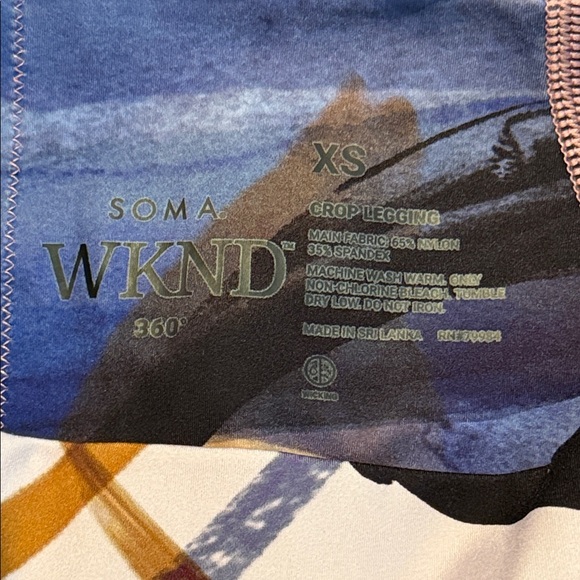 Soma WKND 360 High Rise Cropped Leggings Size XS - Picture 10 of 10